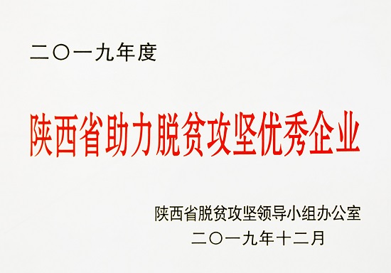 2019年度“陜西省助力脫貧攻堅(jiān)優(yōu)秀企業(yè)”.jpg